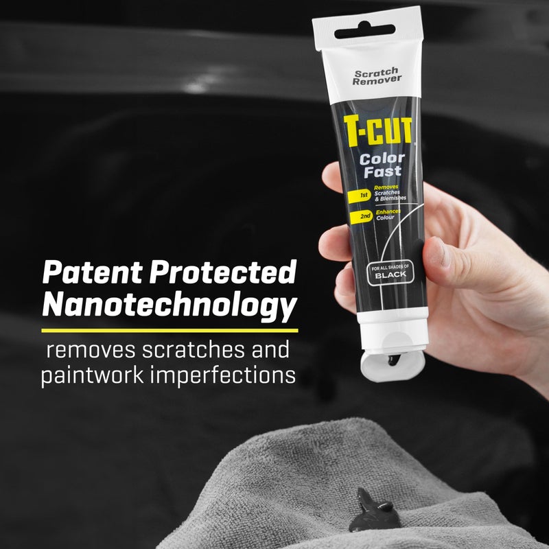 T-Cut Black Scratch Remover, Color Fast Car Wax Polish Color Enhancer, 5.3 Oz - Image 4